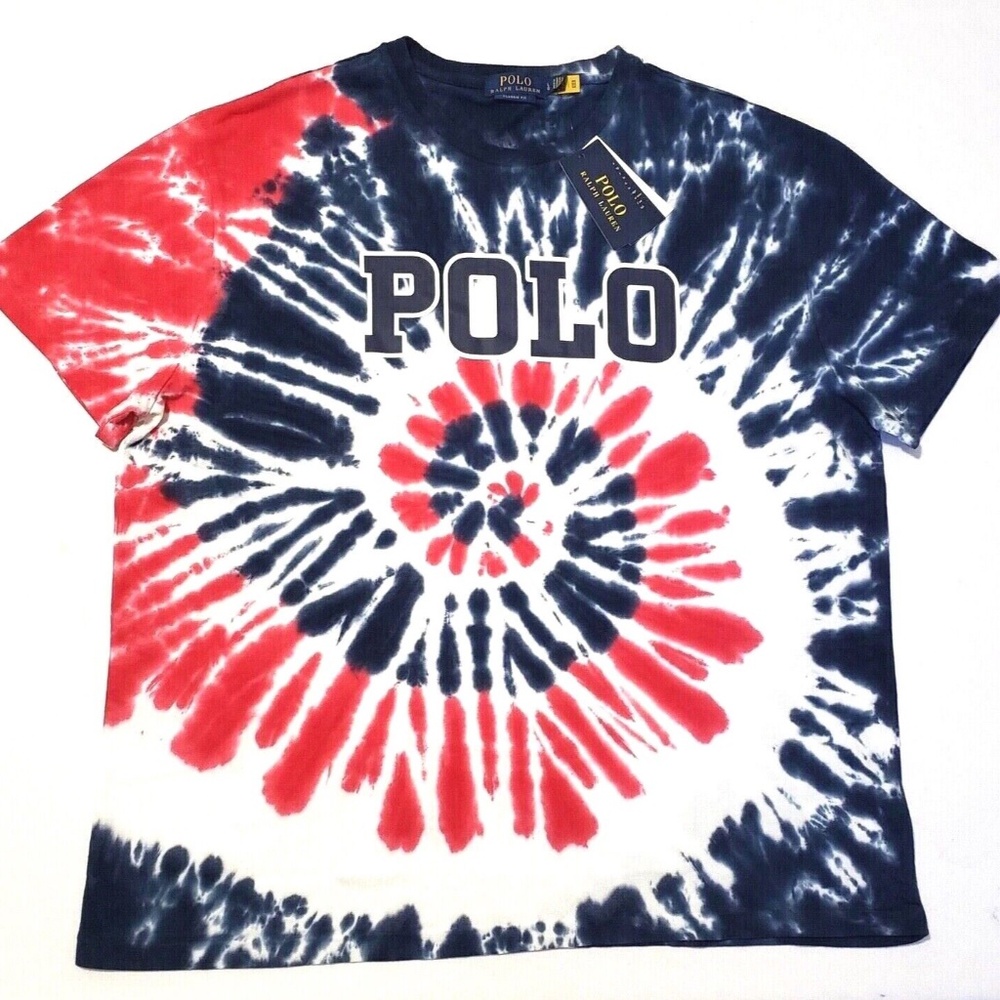Polo Ralph Lauren Multicolor Pinwheel Classic Fit Mens Large Jersey T-Shirt
